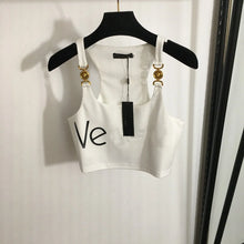 Load image into Gallery viewer, Letter Print Tank Top Casual Sleeveless T-Shirt