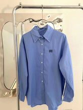 Load image into Gallery viewer, Glossy Embroidered Ribbon Shirt