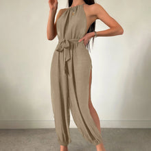 Load image into Gallery viewer, Women'S Sleeveless Halter Jumpsuit
