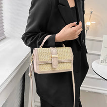 Load image into Gallery viewer, Straw Crossbody Bag