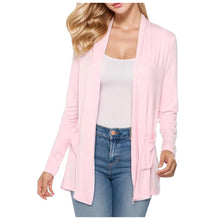 Load image into Gallery viewer, Fall Cardigan Women'S Plain Long Sleeved
