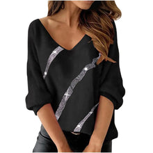 Load image into Gallery viewer, Fashion Geometric Print Long Sleeve Shirts