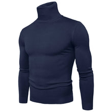 Load image into Gallery viewer, Men's Black Turtleneck Sweater