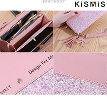 Load image into Gallery viewer, Sequins Patchwork Glitter Wallet