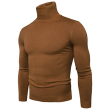 Load image into Gallery viewer, Men's Black Turtleneck Sweater