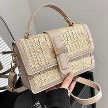 Load image into Gallery viewer, Straw Crossbody Bag