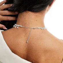 Load image into Gallery viewer, Rhinestone Pearl Necklace