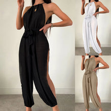 Load image into Gallery viewer, Women'S Sleeveless Halter Jumpsuit