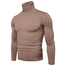 Load image into Gallery viewer, Men&#39;s Black Turtleneck Sweater
