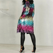 Load image into Gallery viewer, Muticolor Sequins Blazer
