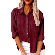 Load image into Gallery viewer, Ladies Casual Spring Summer Shirts
