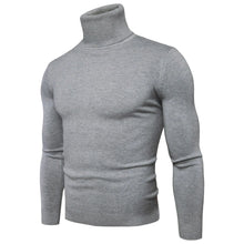 Load image into Gallery viewer, Men&#39;s Black Turtleneck Sweater
