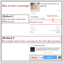 Load image into Gallery viewer, Stainless Steel Personalized Necklace
