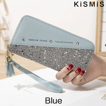Load image into Gallery viewer, Sequins Patchwork Glitter Wallet
