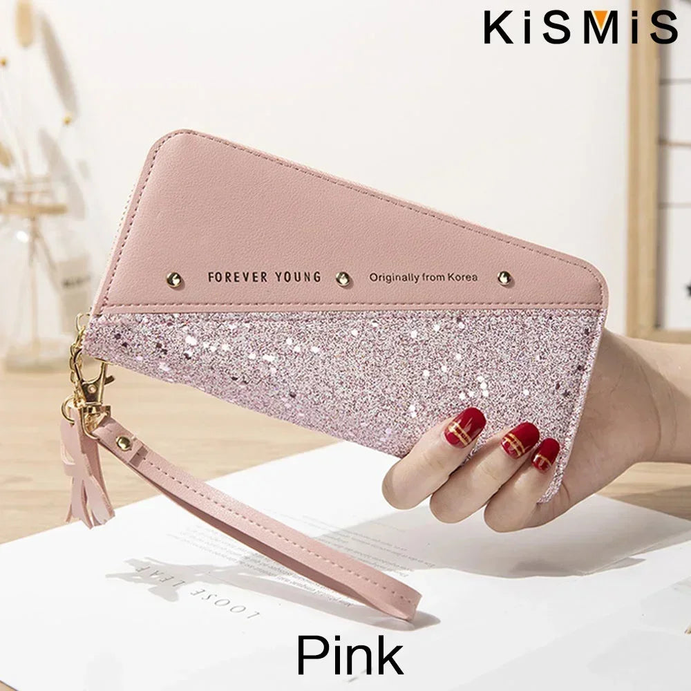 Sequins Patchwork Glitter Wallet