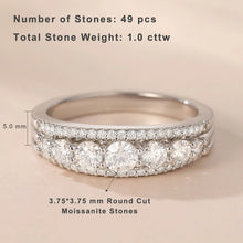 Load image into Gallery viewer, Luxury Moissanite Wedding Rings
