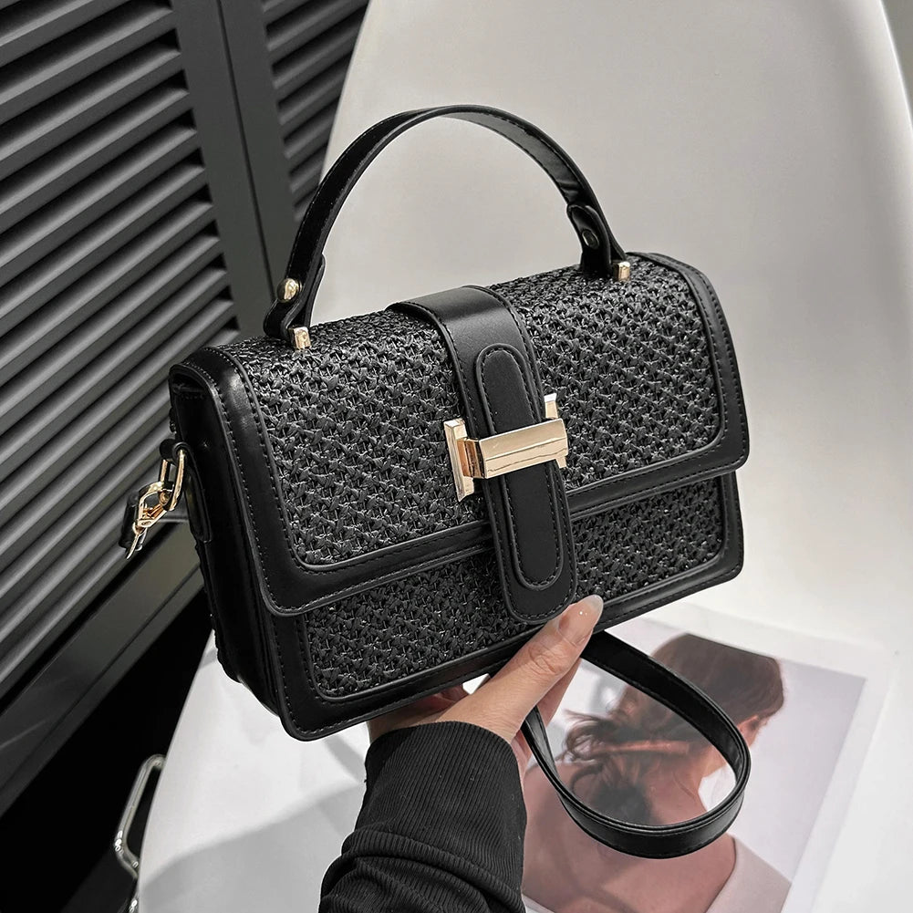 Straw Crossbody Bag